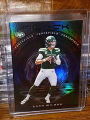 Zach Wilson Football Cards 2022 Panini Black ForceField Prices