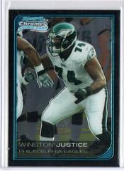 Winston Justice #3 Football Cards 2006 Bowman Chrome Prices