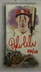 Dylan Carlson [Red Ink] #MA-DC Baseball Cards 2022 Topps Allen & Ginter Mini Autographs Prices