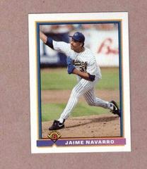 Jamie Navarro #42 Baseball Cards 1991 Bowman Prices