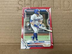 Cody Bellinger [Red] #80 Baseball Cards 2021 Bowman Prices
