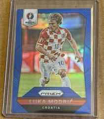 Luka Modric [Blue Prizm] Soccer Cards 2016 Panini Prizm UEFA Prices