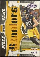 T. J. Watt [Purple] #PG-TJ Football Cards 2022 Panini Certified Piece of the Game Prices