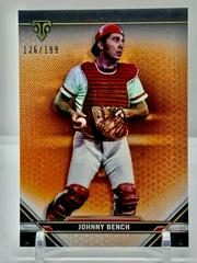 Johnny Bench [Amber] #5 Baseball Cards 2021 Topps Triple Threads Prices
