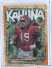 Brock Bowers [Orange] #TBK-22 Football Cards 2023 Bowman Chrome University The Big Kahuna Prices