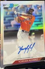 Yordan Alvarez [Refractor] #YA Baseball Cards 2020 Bowman Heritage Chrome Autographs Prices
