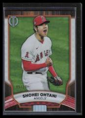 Shohei Ohtani [Orange] #82 Baseball Cards 2022 Topps Tribute Prices