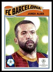 Jordi Alba #342 Soccer Cards 2021 Topps Living UEFA Champions League Prices