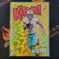 Jaylen Waddle [Gold] Football Cards 2021 Panini Absolute Kaboom Prices