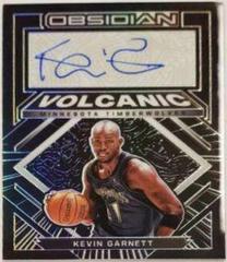 Kevin Garnett Basketball Cards 2021 Panini Obsidian Volcanic Signatures Prices