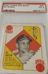 Al Rosen #35 Baseball Cards 1951 Topps Red Back Prices