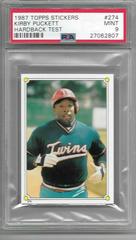 Kirby Puckett [Hardback Test] #274 Baseball Cards 1987 Topps Stickers Prices