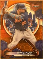 Pete Alonso [Orange] #3 Baseball Cards 2023 Bowman's Best Prices