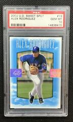 Alex Rodriguez Baseball Cards 2002 Upper Deck Sweet Spot Prices