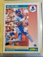 Bill Pecota #252 Baseball Cards 1992 Score Prices