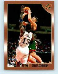 Detlef Schrempf #19 #19 Basketball Cards 1998 Topps Prices