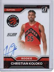 Christian Koloko #ND-CKR Basketball Cards 2022 Panini Donruss Next Day Autographs Prices