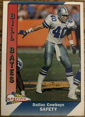 Bill Bates Football Cards 1991 Pacific Prices