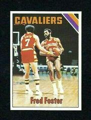 Fred Foster #29 Basketball Cards 1975 Topps Prices