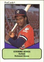 Geronimo Berroa #414 Baseball Cards 1990 ProCards AAA Prices