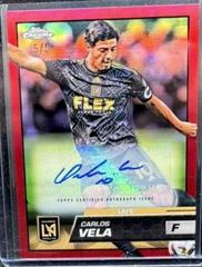 Carlos Vela [Autograph Red] #69 Soccer Cards 2023 Topps MLS Prices