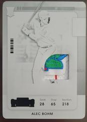 Alec Bohm [Cyan Printing Plate] #RTJ-BO Baseball Cards 2021 Panini Contenders Rookie Ticket Jersey Prices