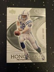 Peyton Manning [Silver] #75 Football Cards 2003 Upper Deck Honor Roll Prices