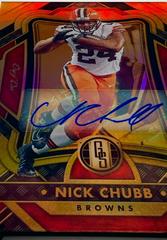 Nick Chubb [Autograph Black] #29 Football Cards 2023 Panini Gold Standard Prices