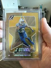 Jonathan Taylor [Gold] #ZS-2 Football Cards 2022 Panini Zenith Z Stars Prices