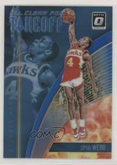 Spud Webb [Blue] #7 Basketball Cards 2018 Panini Donruss Optic All Clear for Takeoff Prices