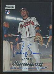 Dansby Swanson [Rainbow Foil] #SCA-DS Baseball Cards 2017 Stadium Club Autographs Prices