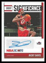 Ricky Davis #GS-RDV Basketball Cards 2021 Panini Hoops Great SIGnificance Prices