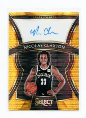 Nicolas Claxton [Neon Orange Pulsar Prizm] #RS-NCX Basketball Cards 2019 Panini Select Rookie Signatures Prices