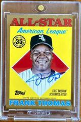 Frank Thomas [Gold] #88ASA-FTH Baseball Cards 2023 Topps 1988 All Star Autographs Prices