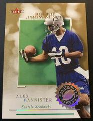 Alex Bannister [Prominence 75] #150 Football Cards 2001 Fleer Authority Prices