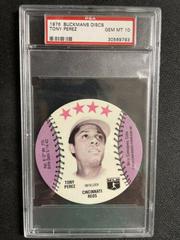 Tony Perez Baseball Cards 1976 Buckmans Discs Prices