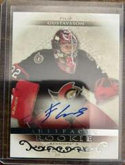 Filip Gustavsson [Autograph Silver] #XVII Hockey Cards 2021 Upper Deck Artifacts Roman Numeral Rookies Prices