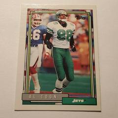 Al Toon #730 Football Cards 1992 Topps Prices