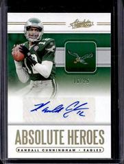 Randall Cunningham [Gold] #11 Football Cards 2020 Panini Absolute Heroes Autographs Prices