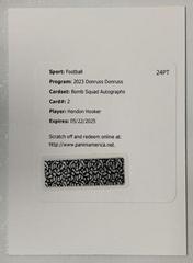 Hendon Hooker [Autograph] #BS-2 Football Cards 2023 Panini Donruss Bomb Squad Prices