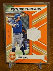 Josh Jung [Orange] #FT-JJ Baseball Cards 2022 Panini Elite Extra Edition Future Threads Prices