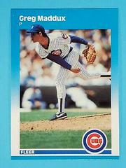 Greg Maddux Baseball Cards 1987 Fleer Update Glossy Prices