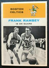 Frank Ramsey In Action Basketball Cards 1961 Fleer Prices