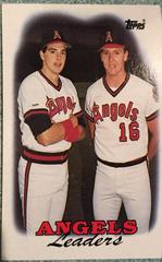 Angels Leaders [W. Joyner, J. Howell] Baseball Cards 1988 Topps Prices
