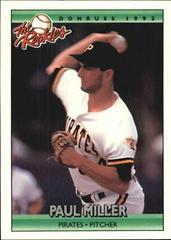 Paul Miller Baseball Cards 1992 Panini Donruss Rookies Prices