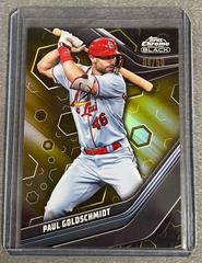 Paul Goldschmidt [Gold] #4 Baseball Cards 2023 Topps Chrome Black Prices