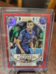 Kylian Mbappe [Red] Soccer Cards 2021 Topps Merlin Chrome UEFA Prophecy Fulfilled Prices