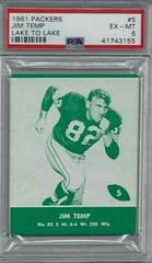 Jim Temp #5 Football Cards 1961 Lake to Lake Packers Prices