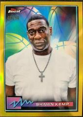 Shawn Kemp [Gold Refractor] Basketball Cards 2021 Topps Finest Prices