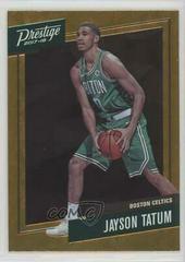 Jayson Tatum [Orange] Basketball Cards 2017 Panini Prestige Micro Etch Rookies Prices